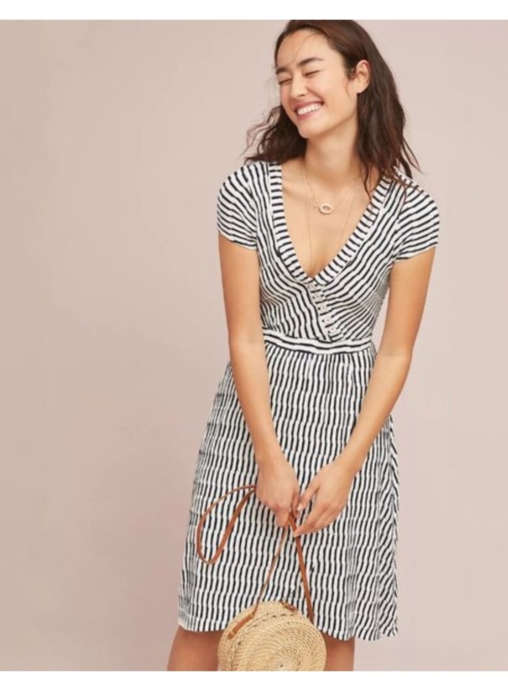 Anthropologie Maeve Paladino Textured Dress